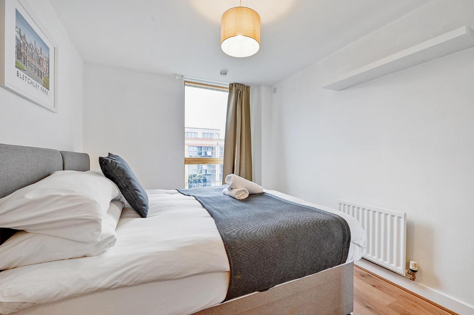 The Vizion Serviced Apartments From Pincott Properties - Free Parking, Private Balcony, And Wifi Milton Keynes Eksteriør billede